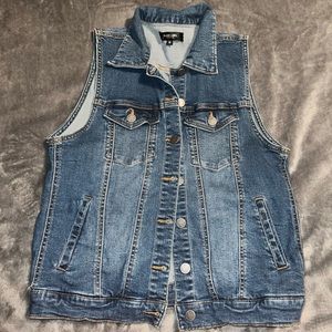 Black Label Denim Vest